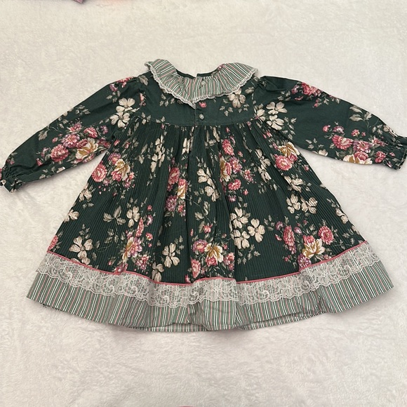 VINTAGE Allison Ann Floral Top/Dress 4T - Picture 5 of 9